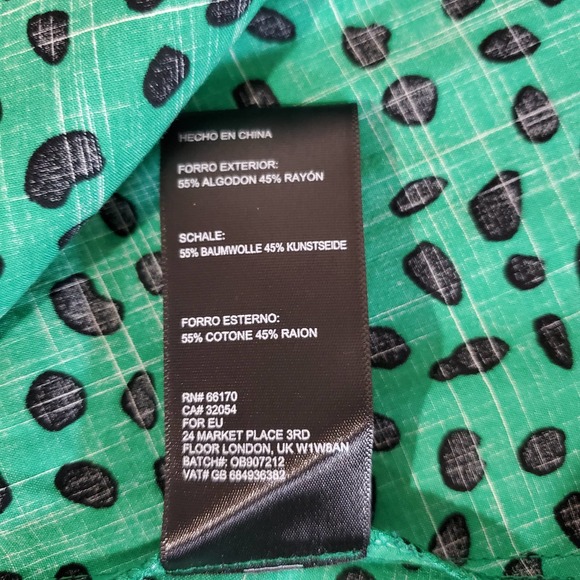 Urban Outfitters • Green Polka Dot Wrap Dress - Picture 10 of 10